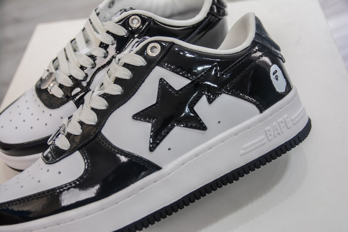 BapeSta Black & White