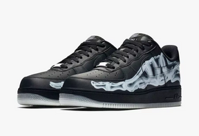 Nike Air Force 1 low Skeleton Black