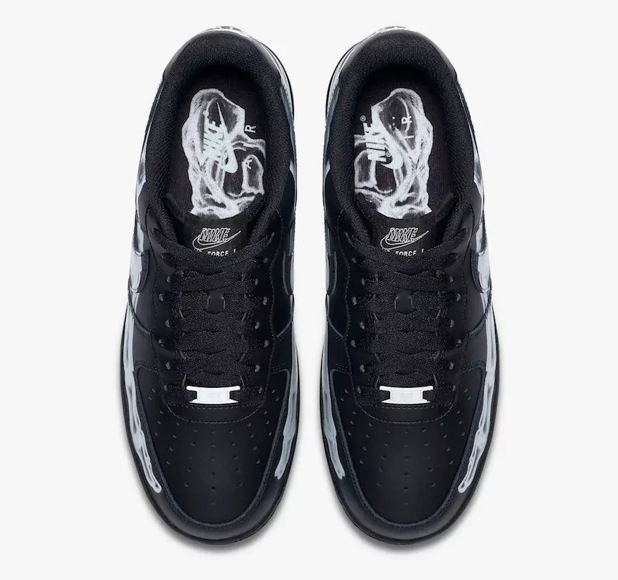 Nike Air Force 1 low Skeleton Black