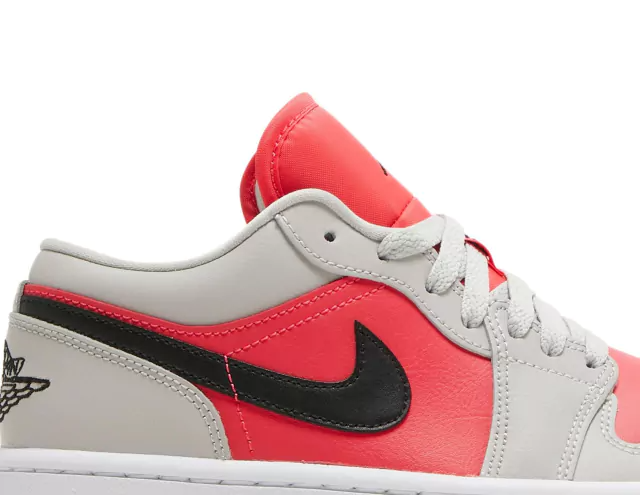 Nike air jordan 1 low Light Iron Ore Siren Red