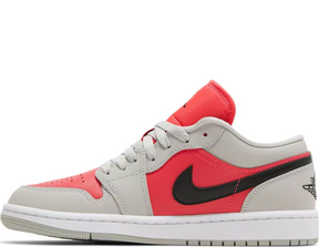 Nike air jordan 1 low Light Iron Ore Siren Red